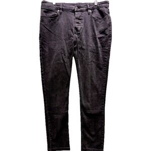 Ksubi Chitch Krow Jeans Size 33 Dusted Black Slim Fit Denim Premium Stretch